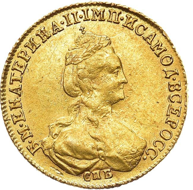 5 рублей 1781 года