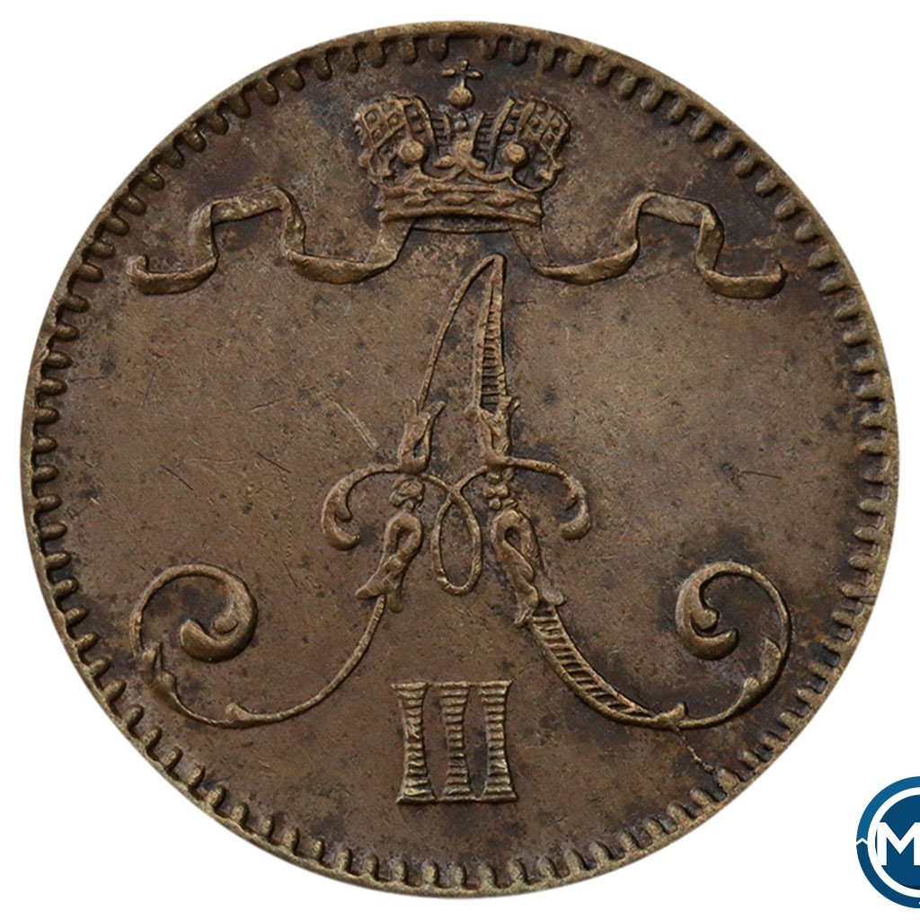 1 пенни 1893 года Для Финляндии