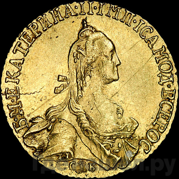 5 рублей 1768 года