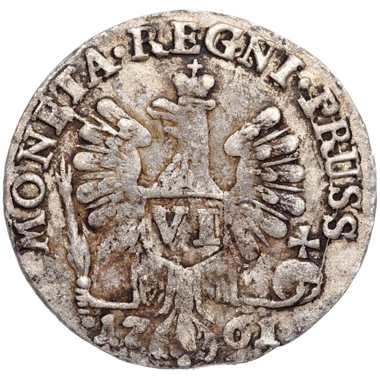 6 грошей 1761 года