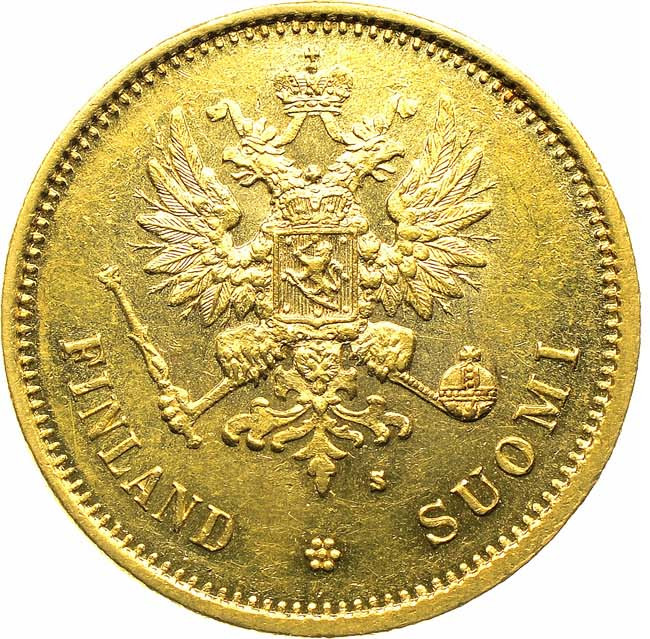 20 марок 1878 года S Для Финляндии