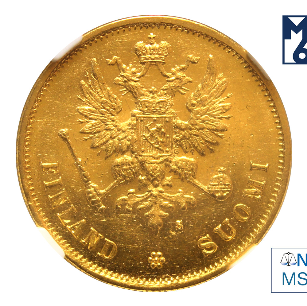 10 марок 1878 года S Для Финляндии