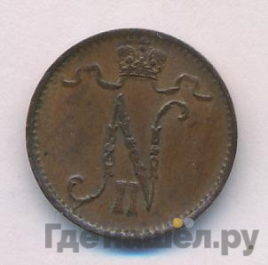 1 пенни 1900 года Для Финляндии