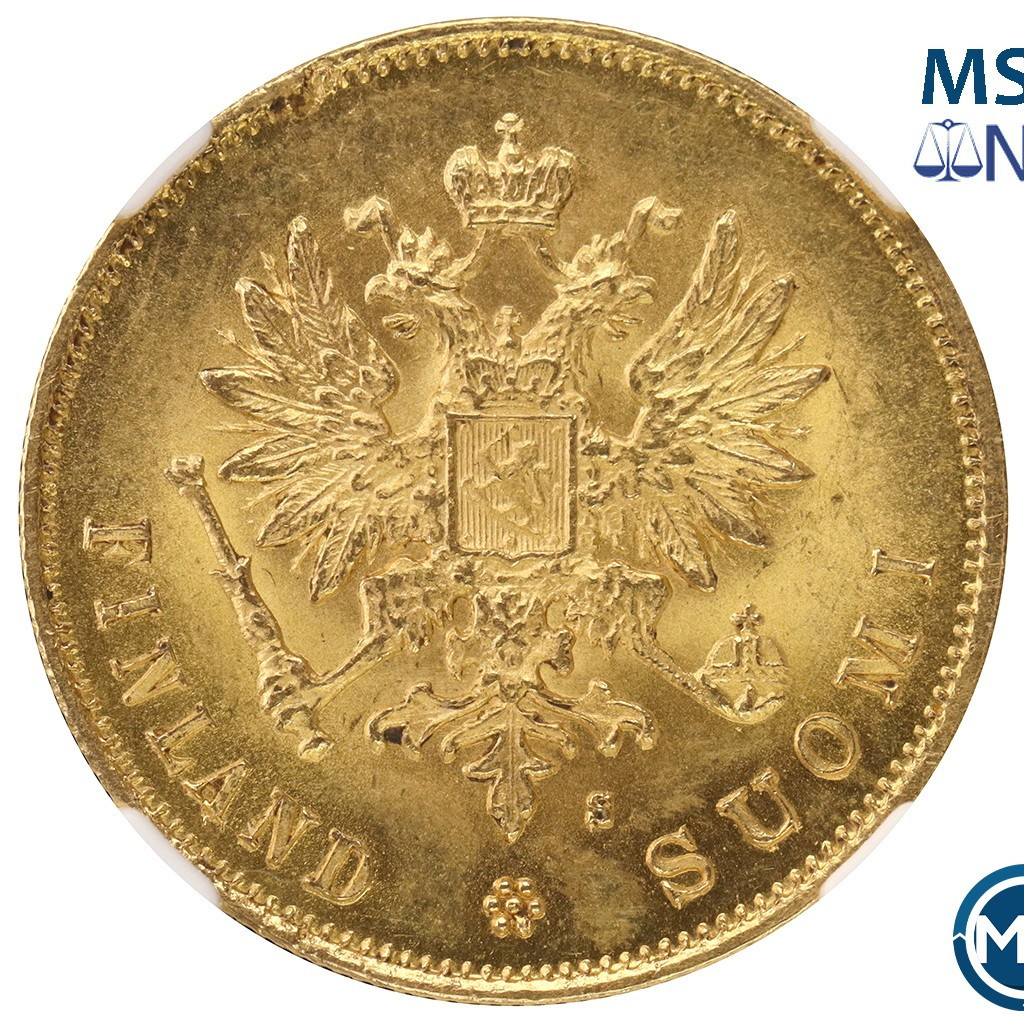 10 марок 1882 года S Для Финляндии