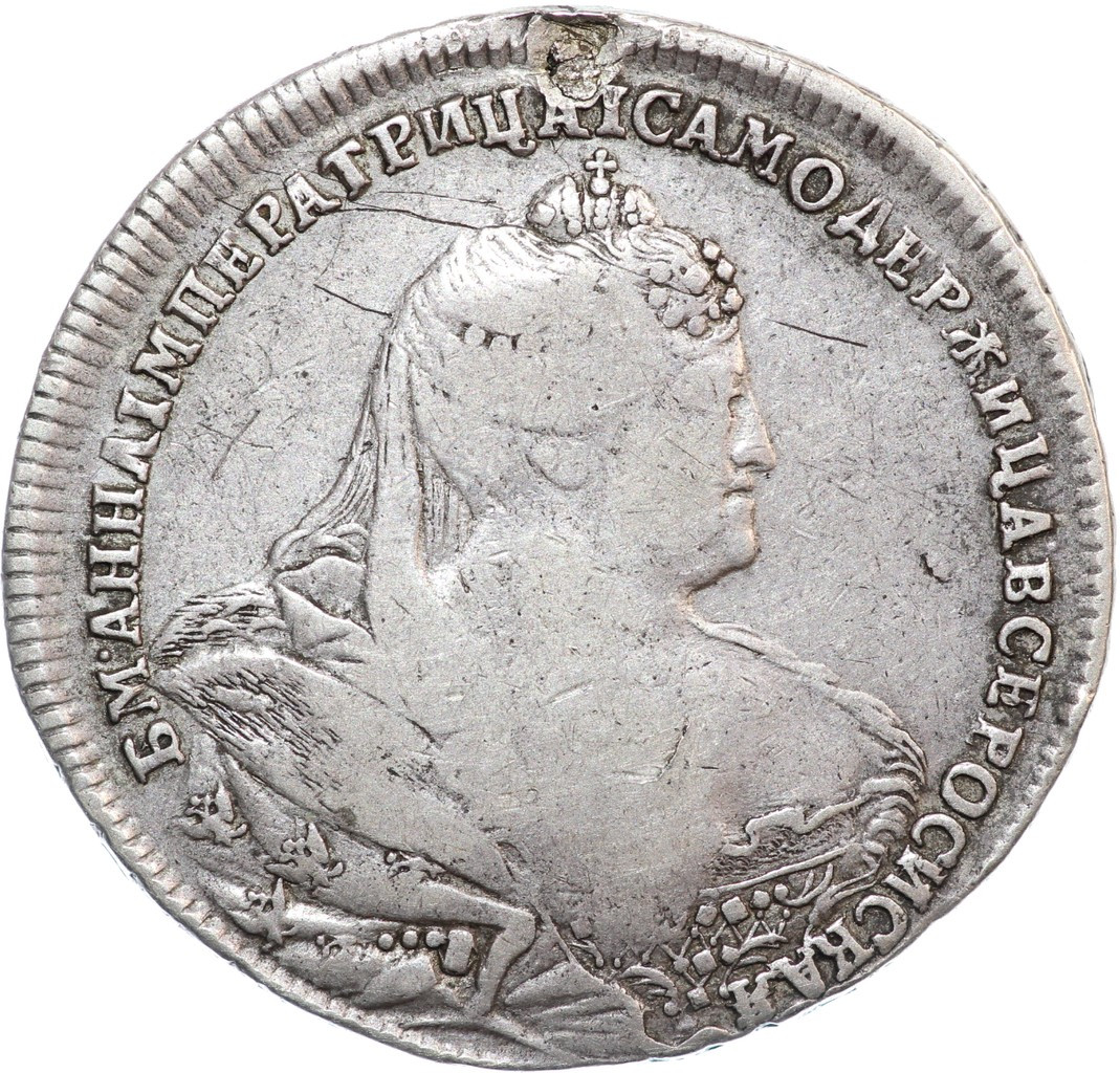1 рубль 1740 года