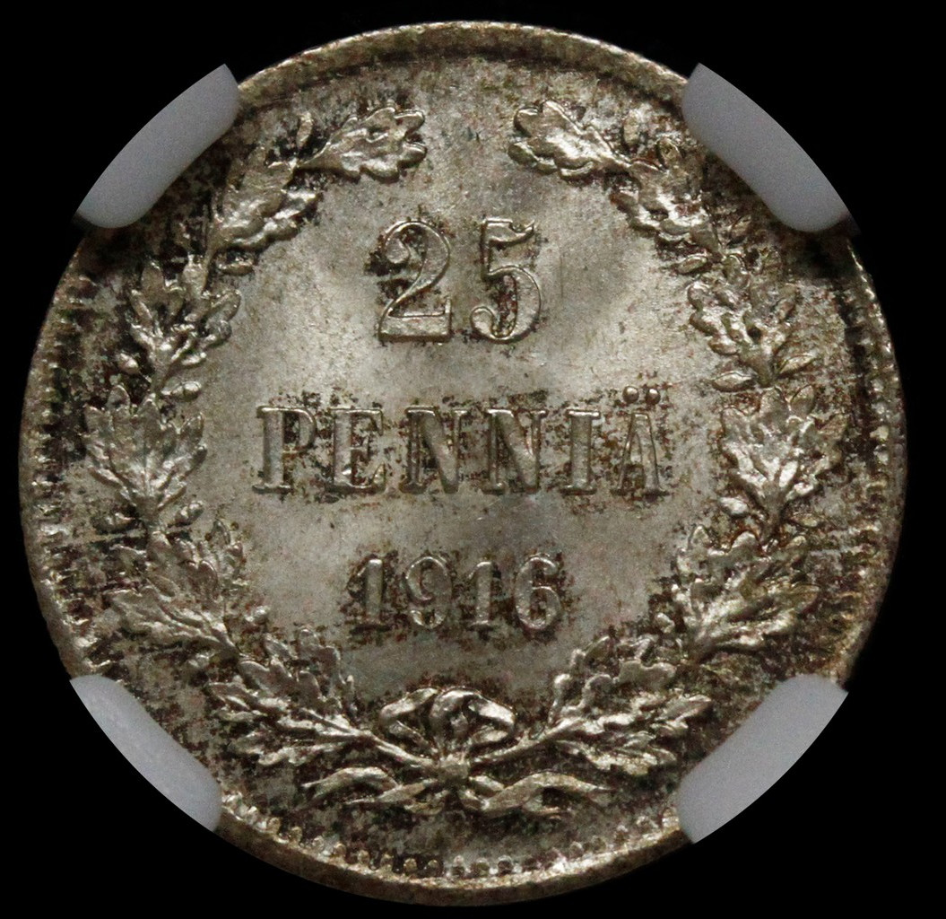 25 пенни 1916 года S Для Финляндии