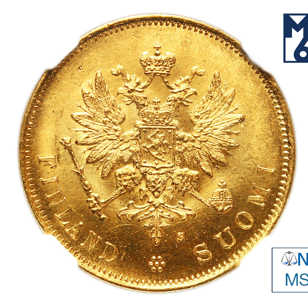 10 марок 1879 года S Для Финляндии