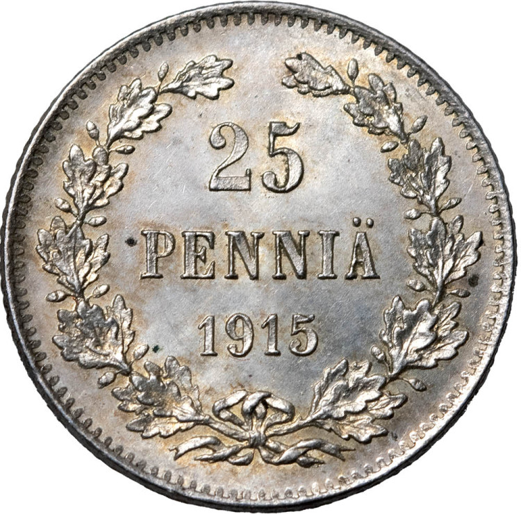 25 пенни 1915 года S Для Финляндии