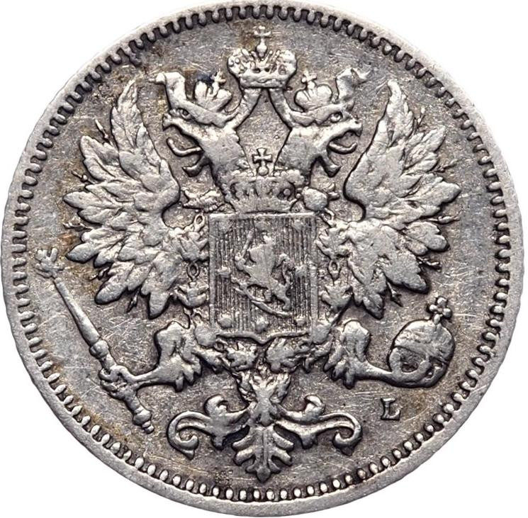 25 пенни 1889 года L Для Финляндии