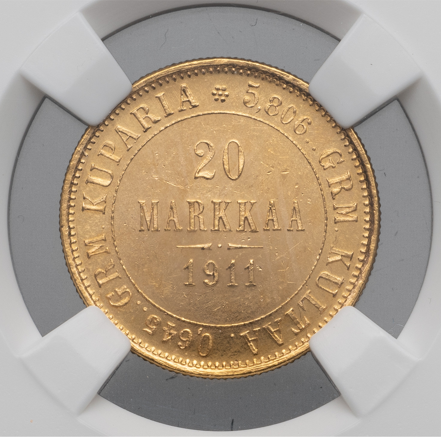 20 марок 1911 года L Для Финляндии