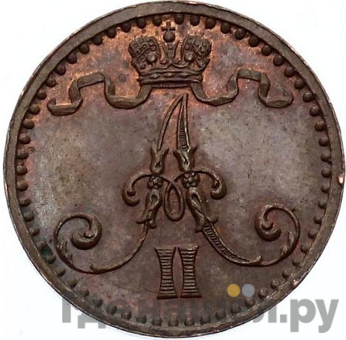 1 пенни 1871 года Для Финляндии