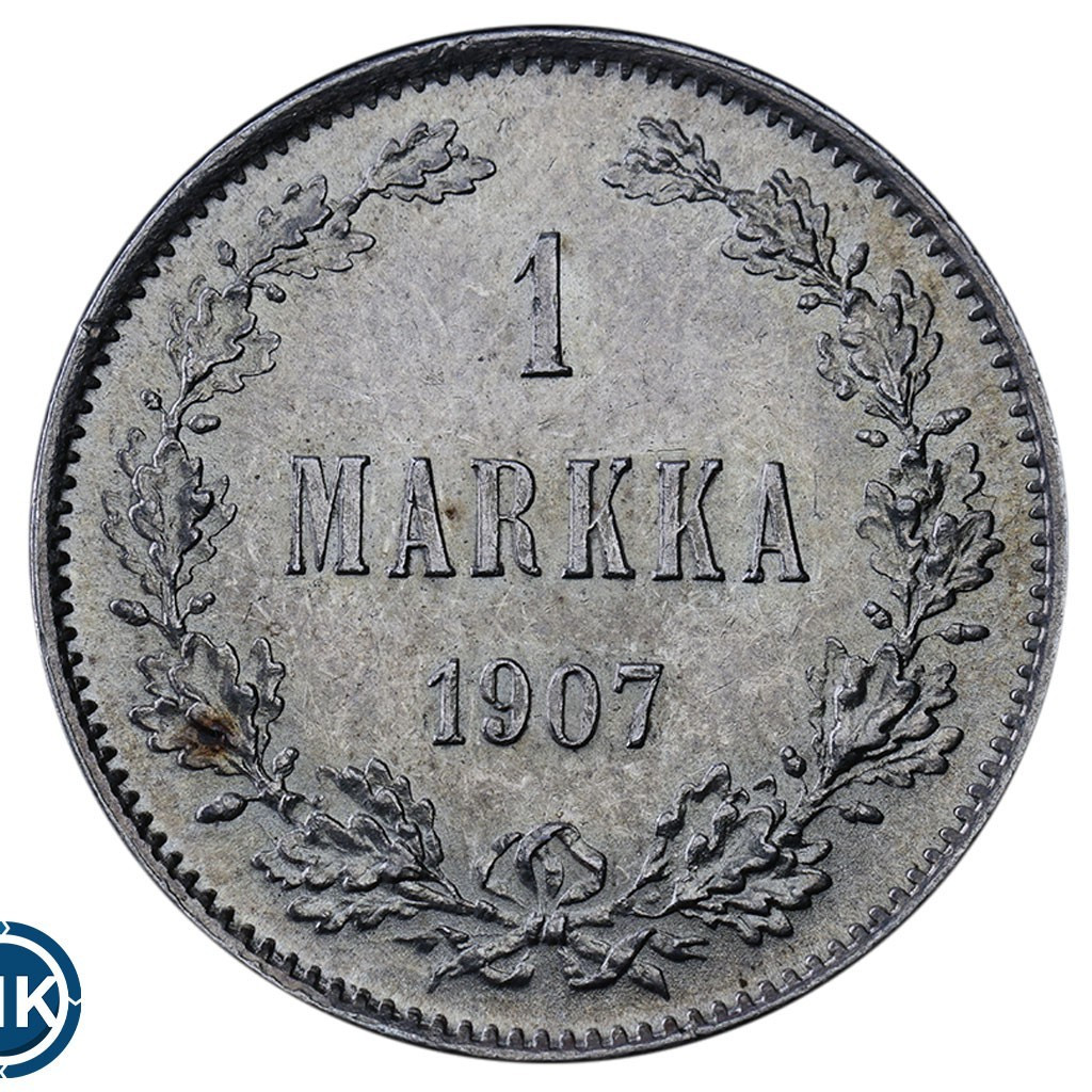 1 марка 1907 года L Для Финляндии