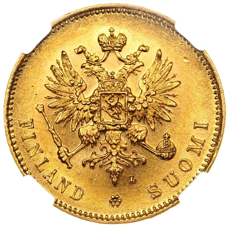 20 марок 1911 года L Для Финляндии