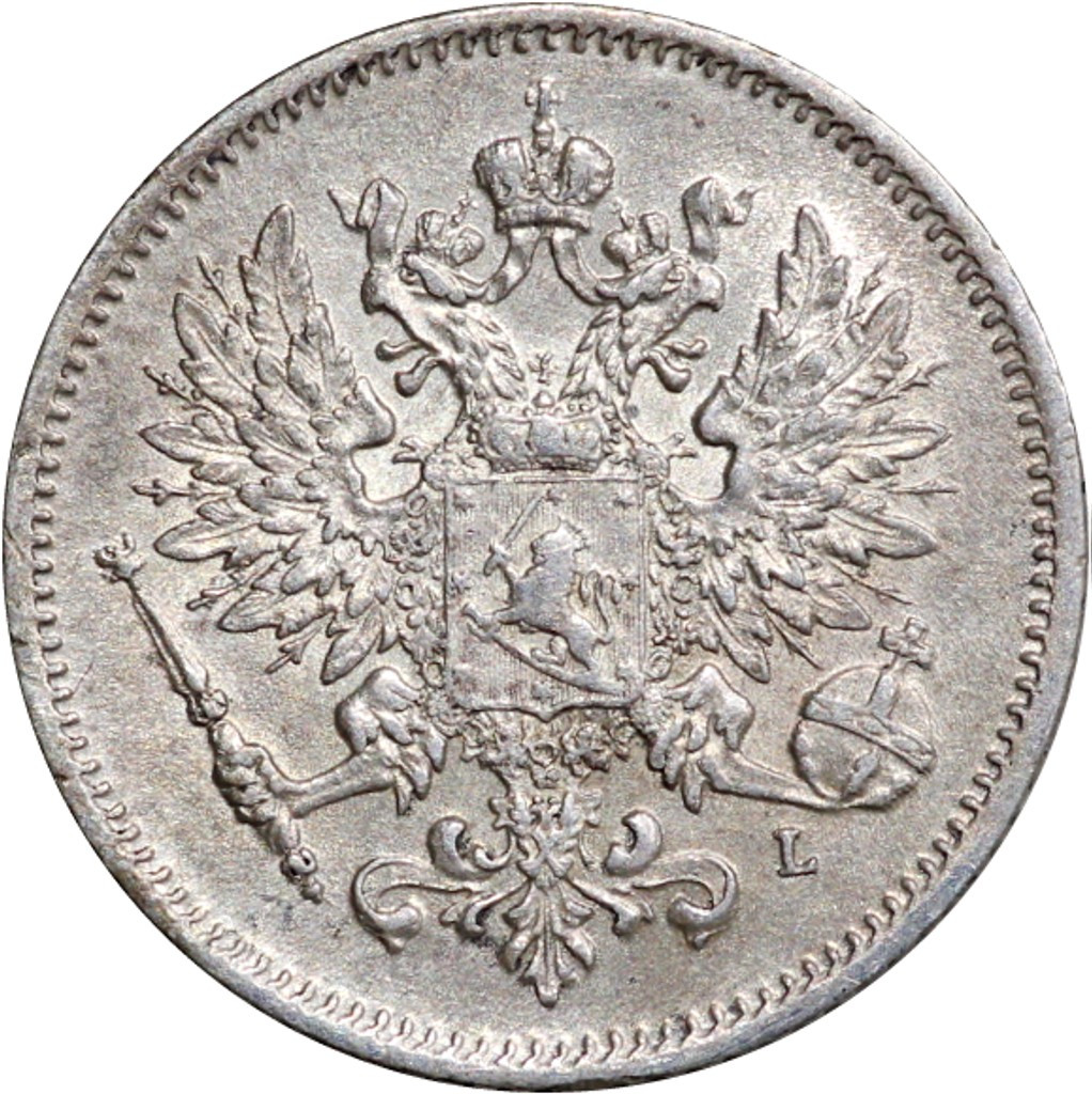 25 пенни 1909 года L Для Финляндии
