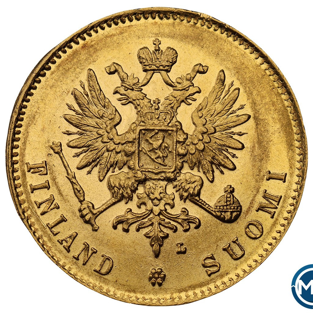20 марок 1910 года L Для Финляндии