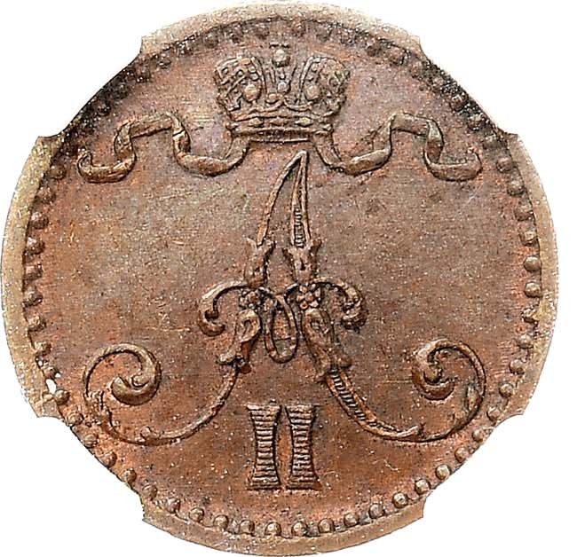 1 пенни 1871 года Для Финляндии