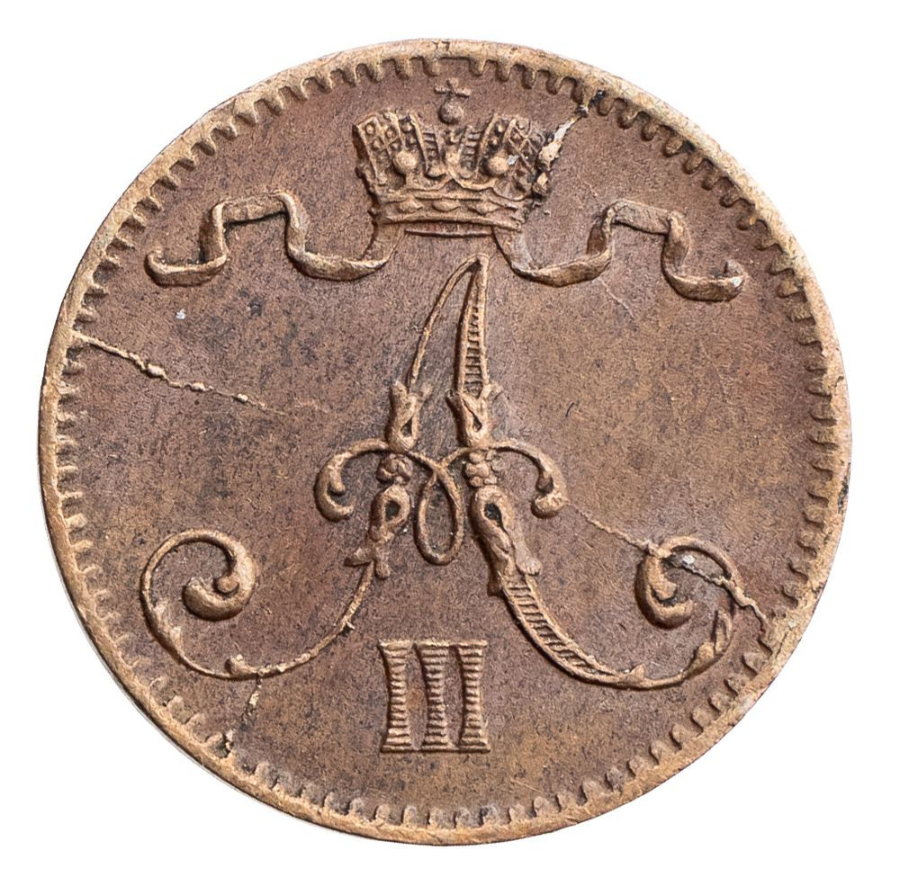 1 пенни 1884 года Для Финляндии