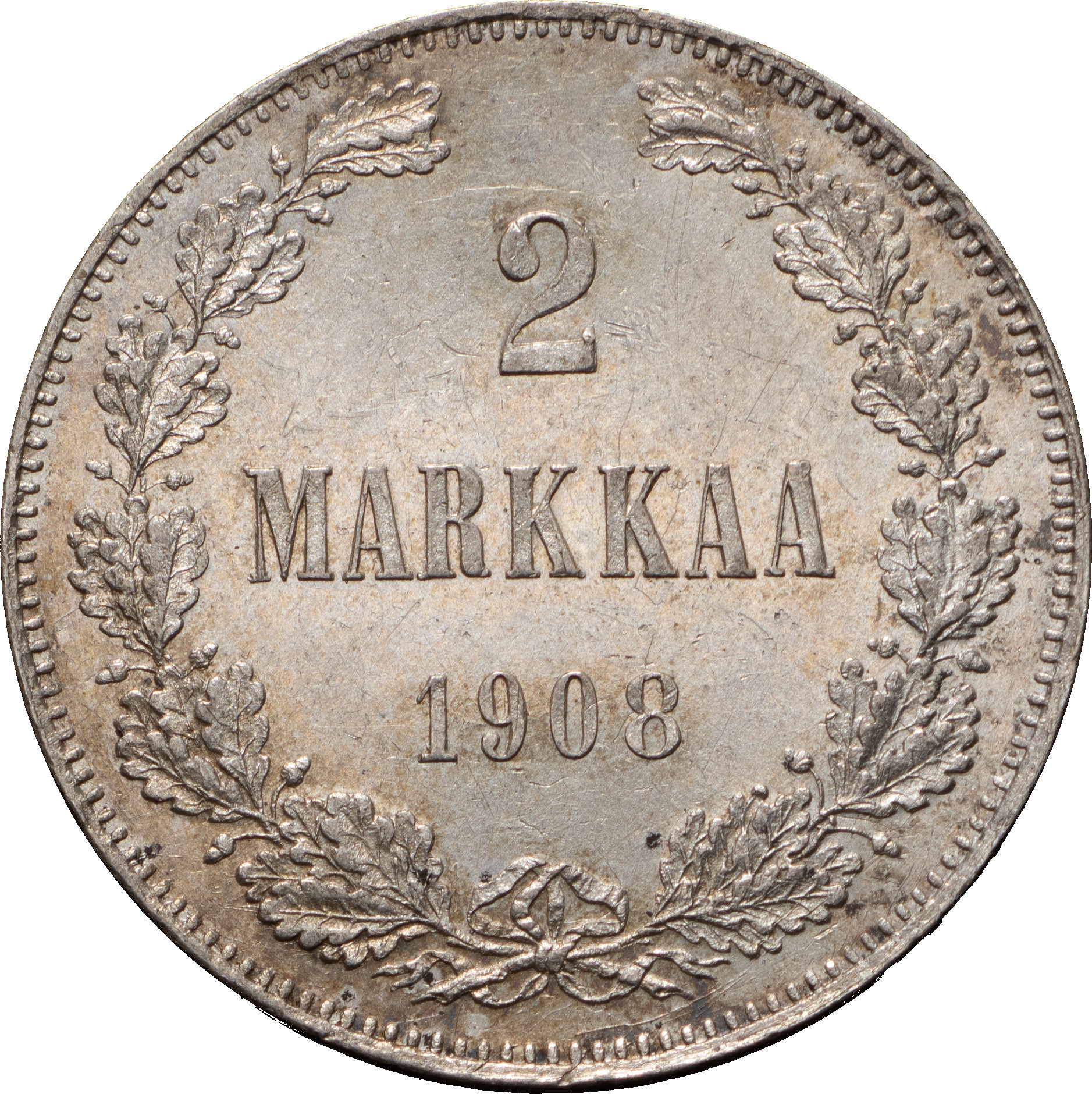 2 марки 1908 года L Для Финляндии