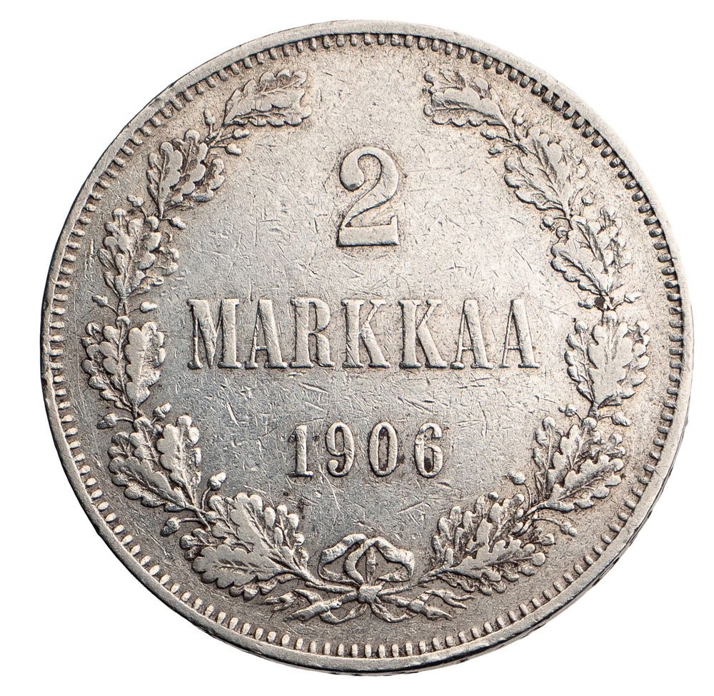 2 марки 1906 года L Для Финляндии
