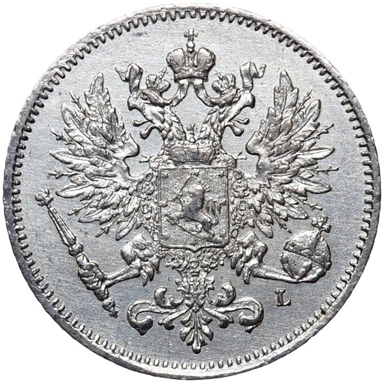 25 пенни 1909 года L Для Финляндии