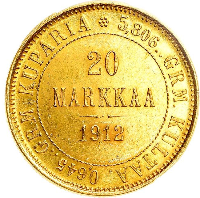 20 марок 1912 года