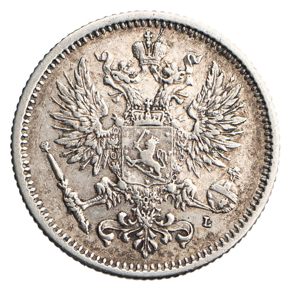 50 пенни 1893 года L Для Финляндии