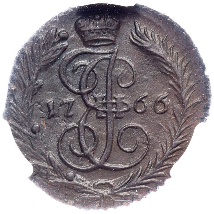 Полушка 1766 года