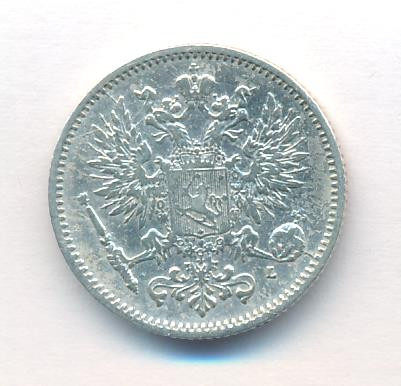 50 пенни 1892 года L Для Финляндии