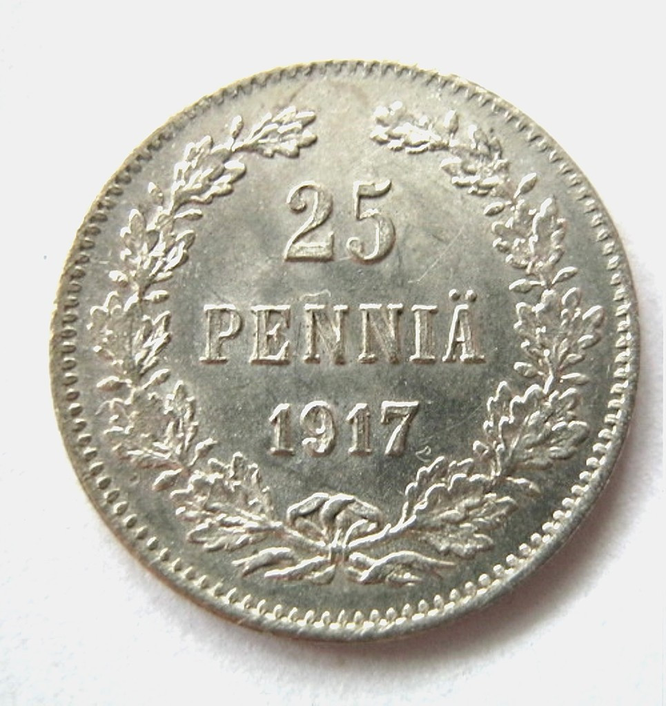 25 пенни 1917 года
