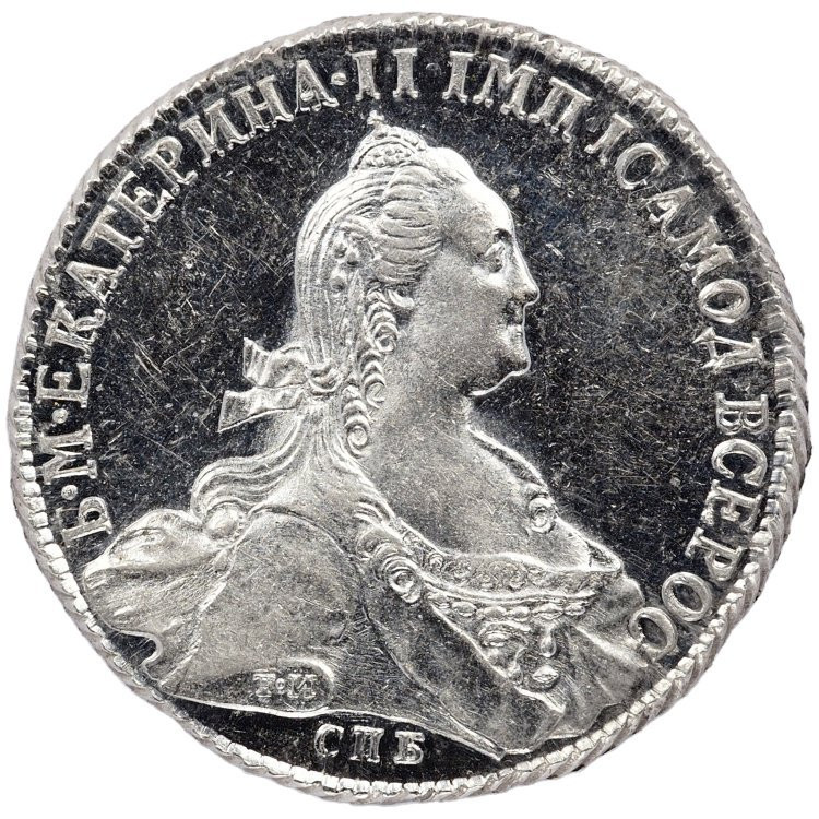 1 рубль 1774 года СПБ ТИ ФЛ