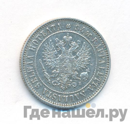 1 марка 1908 года L Для Финляндии