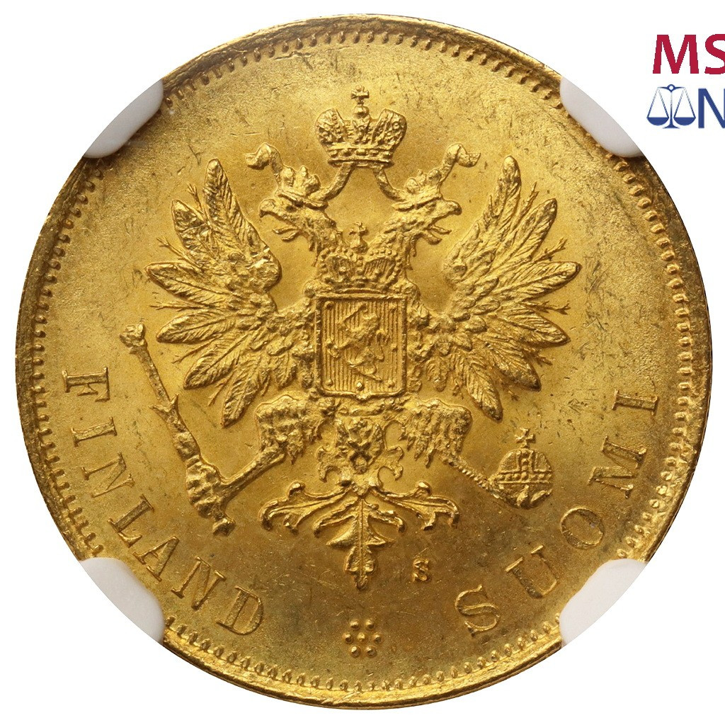 10 марок 1879 года S Для Финляндии