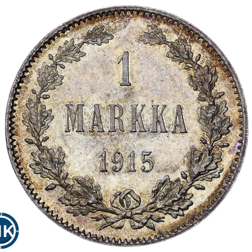 1 марка 1915 года S Для Финляндии