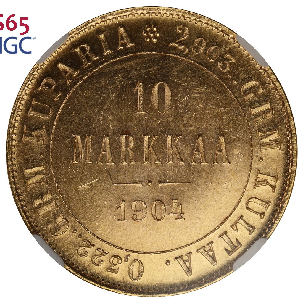 10 марок 1904 года L Для Финляндии