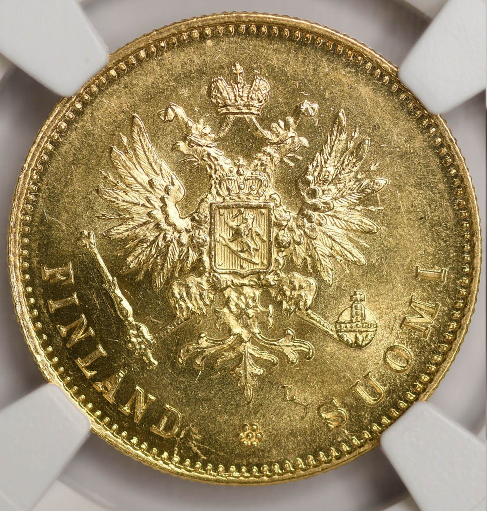 20 марок 1891 года L Для Финляндии