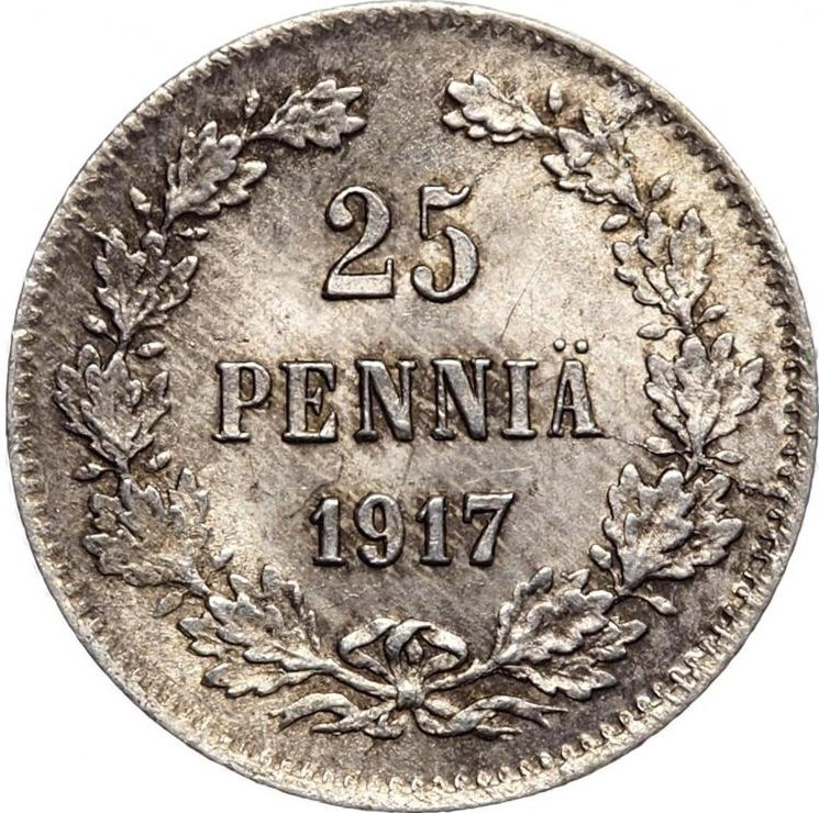 25 пенни 1917 года