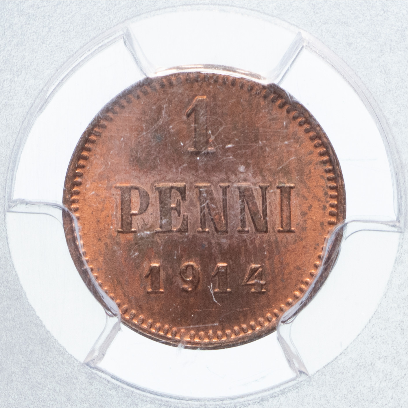 1 пенни 1914 года Для Финляндии