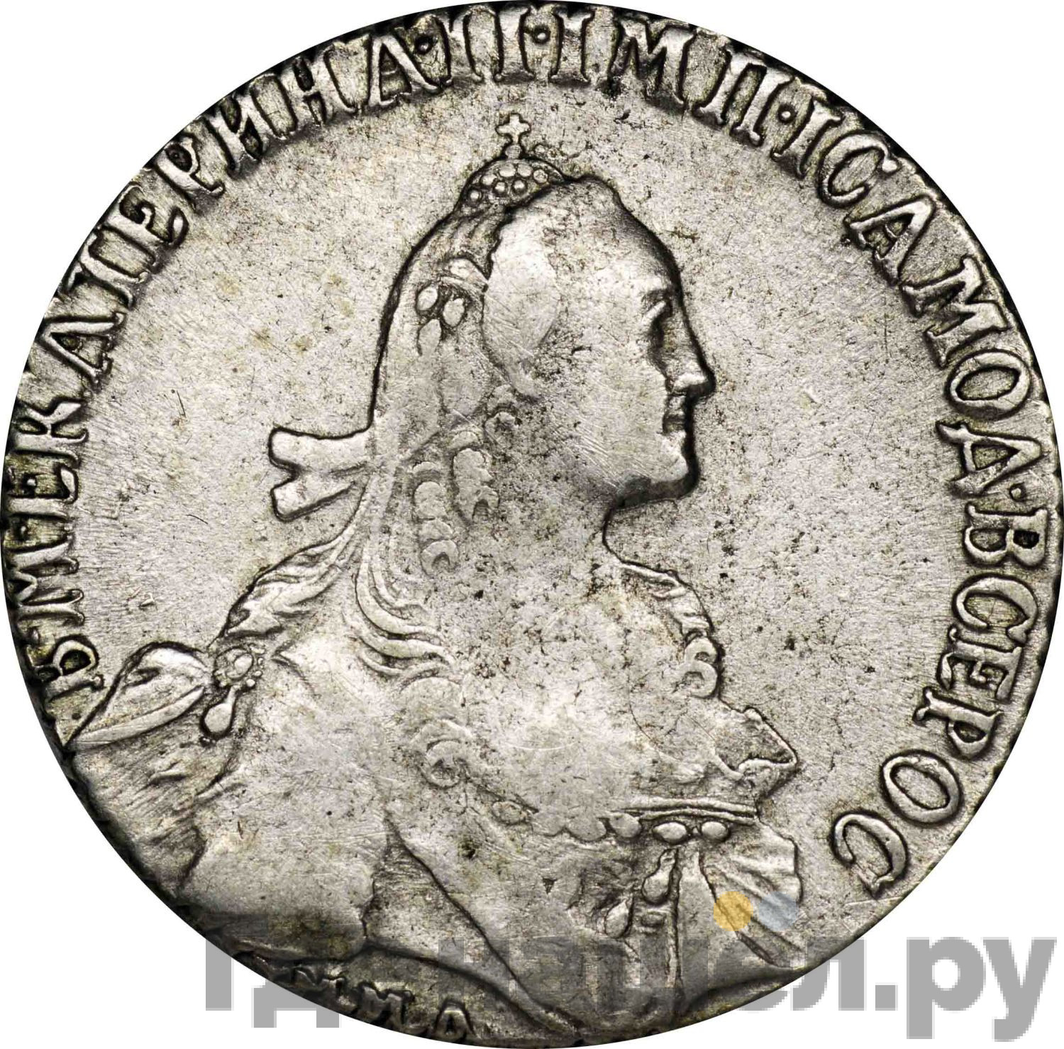Полуполтинник 1768 года ММД EI