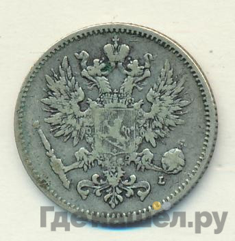 50 пенни 1892 года L Для Финляндии