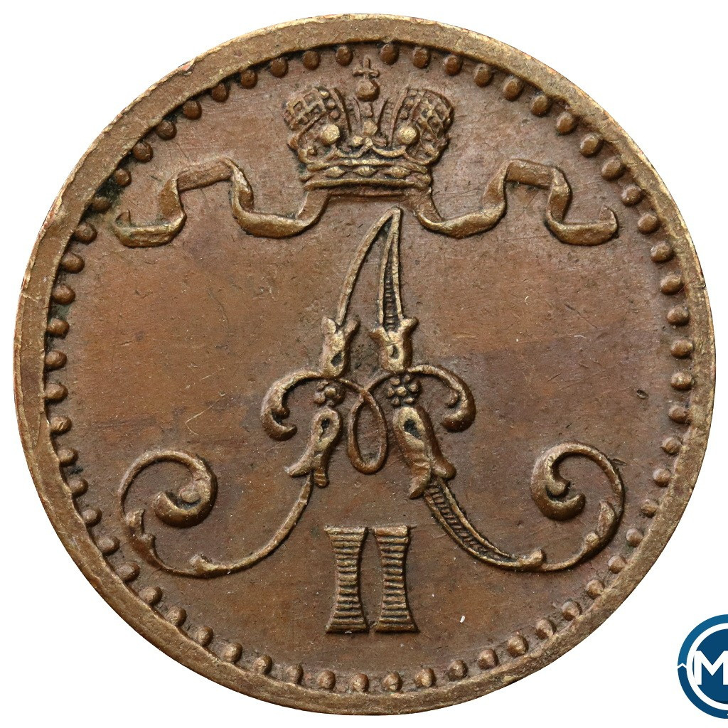 1 пенни 1871 года Для Финляндии