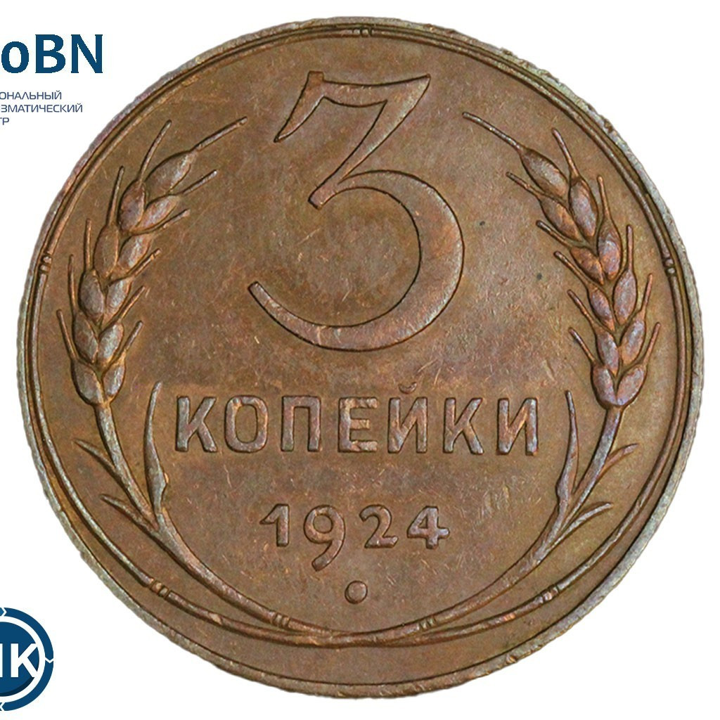 3 копейки 1924 года