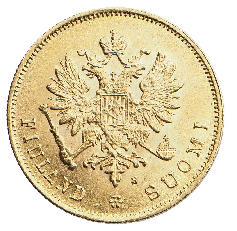 10 марок 1882 года S Для Финляндии