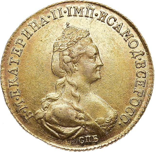 5 рублей 1781 года