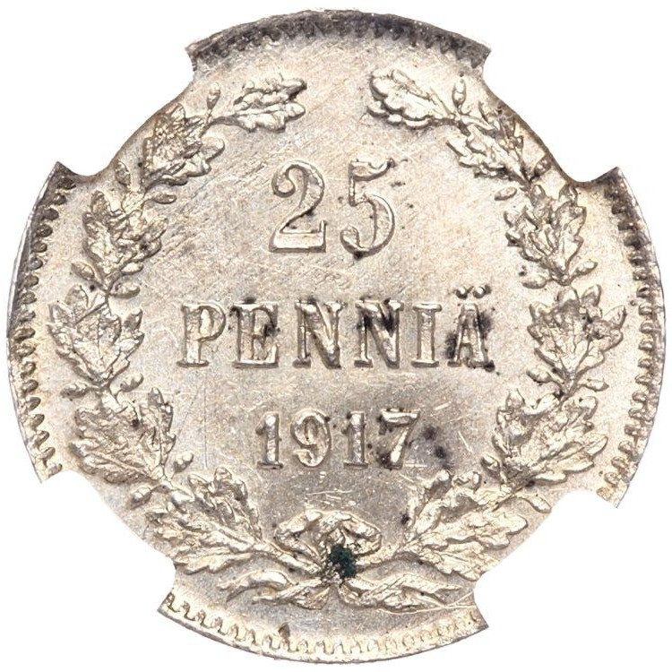 25 пенни 1917 года
