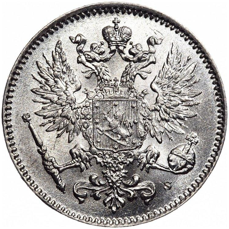 50 пенни 1916 года S Для Финляндии