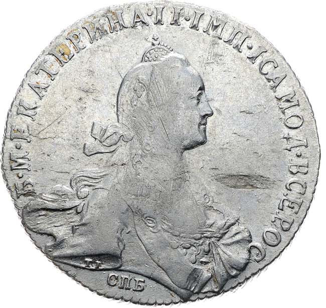 1 рубль 1772 года
