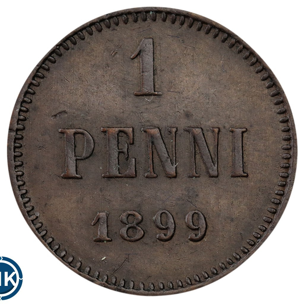 1 пенни 1899 года Для Финляндии