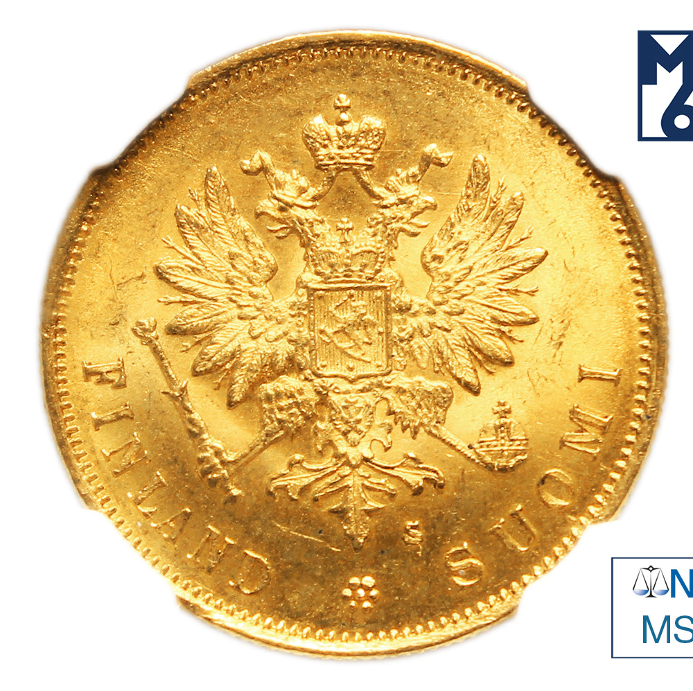 10 марок 1879 года S Для Финляндии