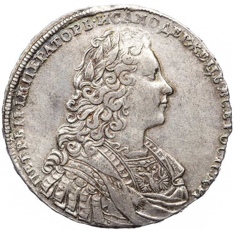 1 рубль 1729 года