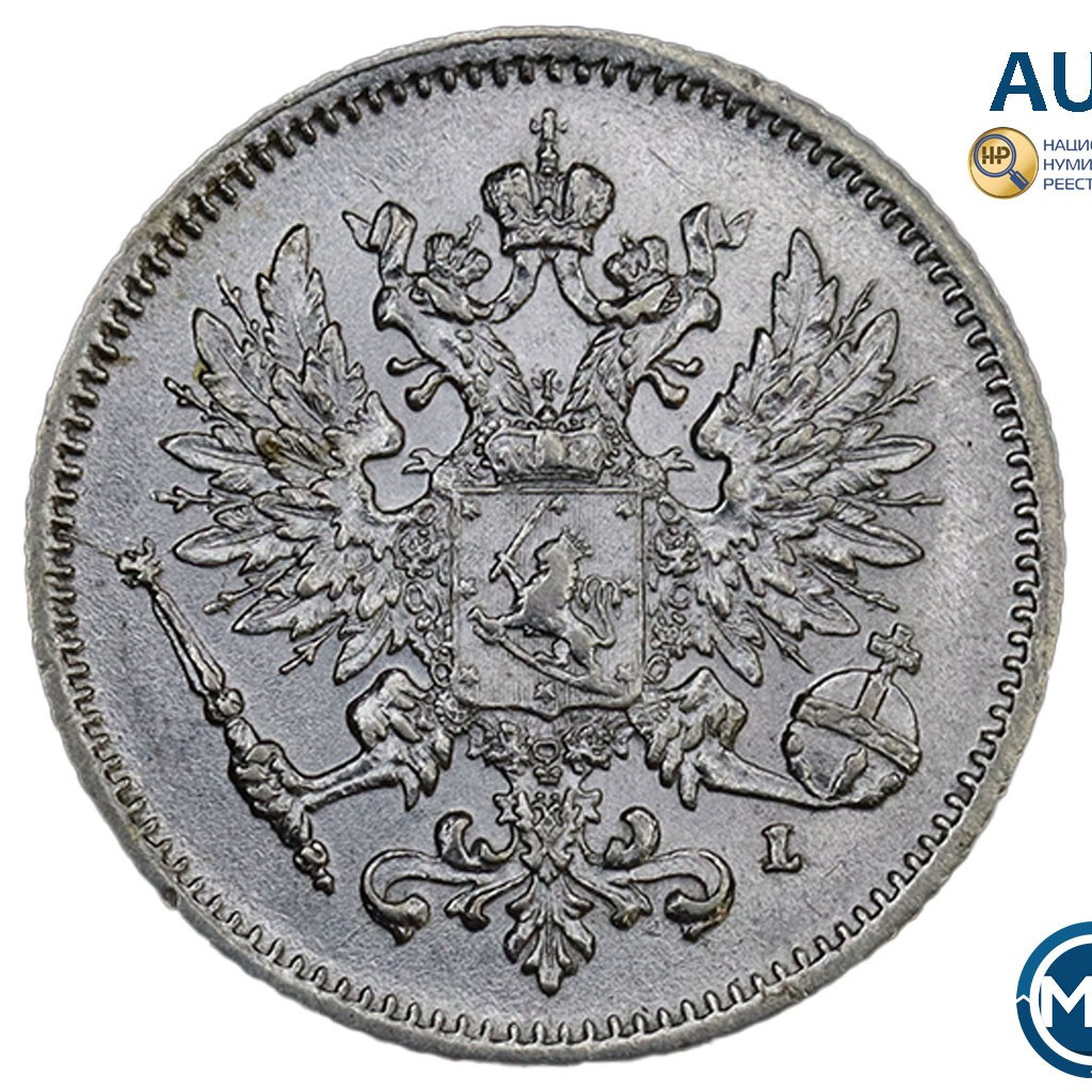 25 пенни 1909 года L Для Финляндии